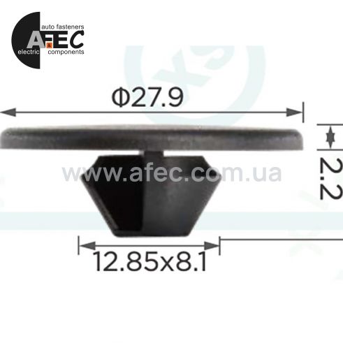 Клипса капота Mercedes A0009917695 Клипса капота Mercedes A0009917695