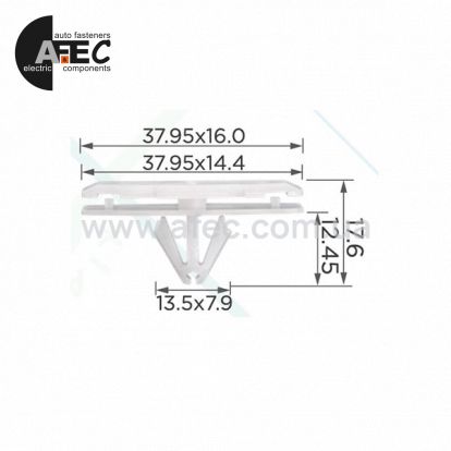 Клипса расширителя крыла Chrysler Jeep Gladiator, Wrangler