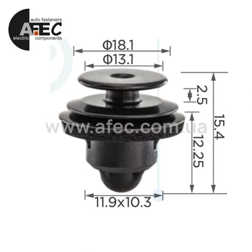 Клипса Nissan 90825JD00A 90825-JD00A Клипса Nissan 90825JD00A 90825-JD00A