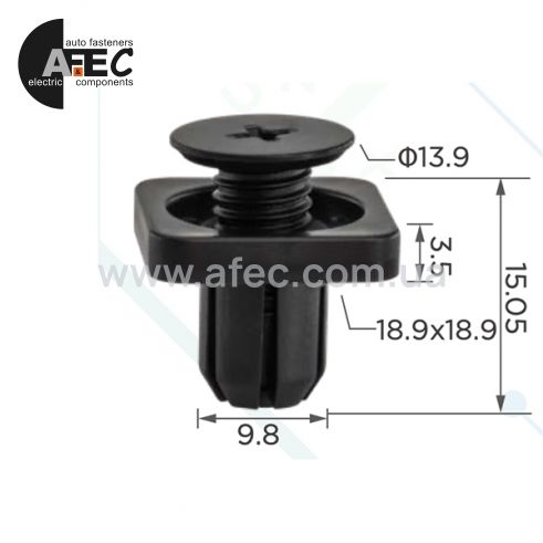 Клипса Honda 91514TG1T01 Клипса Honda 91514TG1T01