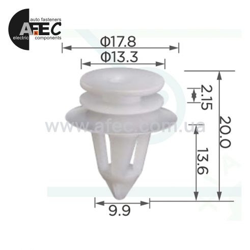 Клипса Ford W709700S300 1232493 Клипса Ford W709700S300 1232493
