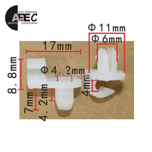 Клипса Audi 893839821