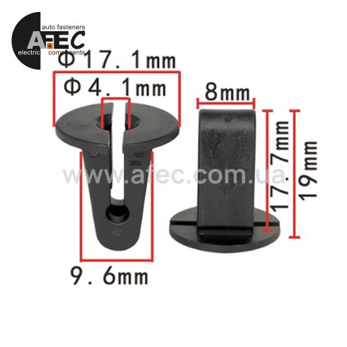 Клипса Audi Volkswagen 4A0857610