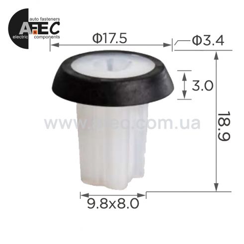 Клипса Changan A0128040019 0914808005 Клипса Changan A0128040019 0914808005