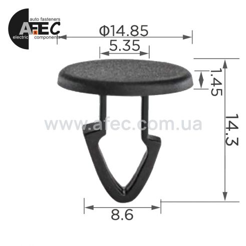 Клипса BYD 1242052200 SC620211700AC Клипса BYD 1242052200 SC620211700AC