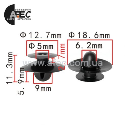 Клипса Honda 91562S0XA01