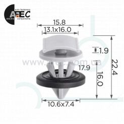 Клипса Volkswagen WHT009448