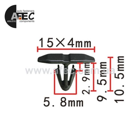 Клипса уплотнителя Ford 4180