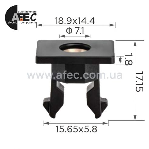 Клипса Chery J682803012 Клипса Chery J682803012