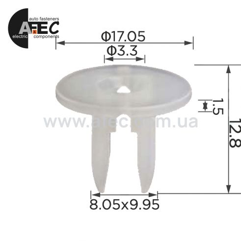 Клипса Ford W713145S300 1459652 Клипса Ford W713145S300 1459652