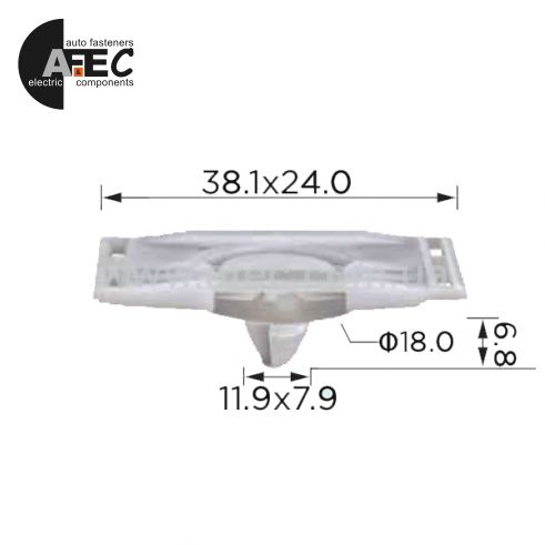 Клипса Citroen Peugeot 1687082580 Клипса Citroen Peugeot 1687082580