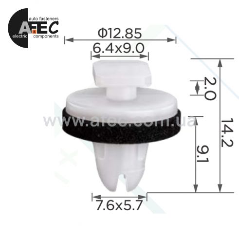 Клипса Citroen Peugeot GM YQ00114080 39031882 Клипса Citroen Peugeot GM YQ00114080 39031882