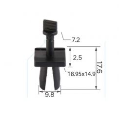 Клипса обшивки GM 14032200