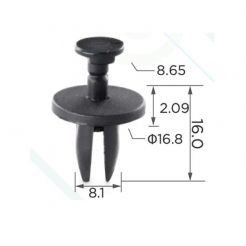 Клипса обшивки GM 14019226 14071289