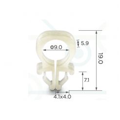 Клипса проводки Mazda 992770901 Ford 4042711