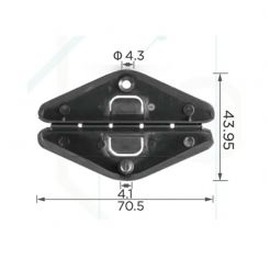 Держатель стекла двери Chevrolet GM 12353912 20487630 20712176