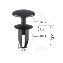 Клипса брызговиков, подкрылок Chevrolet Ford 21047094