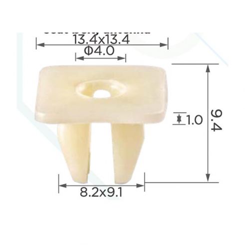 Клипса под саморез Honda 90676-SA7-003 Клипса под саморез Honda 90676-SA7-003