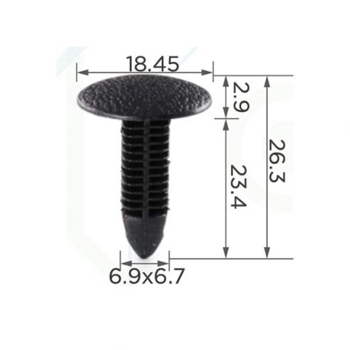 Клипса подкрылок бампера крыльев обшивки салона GM 94145515 Isuzu 8941455150 Toyota Honda Opel Daewoo Клипса подкрылок бампера крыльев обшивки салона GM 94145515 Isuzu 8941455150 Toyota Honda Opel Daewoo