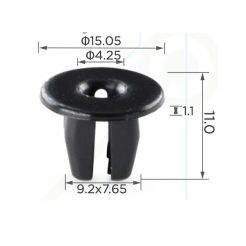 Клипса Infiniti, Lexus, Mitsubishi, Nissan, Subaru, Toyota 01281-00801, 0128100801, 01281-00441, 0128100441, 01281-01101, 0128101101, 90189-06134, 9018906134, 57717AC000, ms480003.