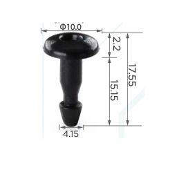 Клипса панели под лобовым стеклом Infiniti, Nissan 66820-88E00, 66820-61U00, 66820-0P000