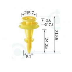 Клипса обшивки Chrysler Jeep 6502991