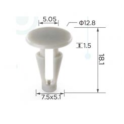 Клипса Honda Acura Toyota 90672671003