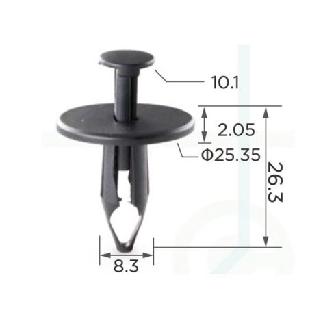 Кліпса бампера Ford W701054-S300