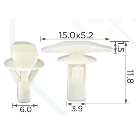 Клипса Ford Lexus Mazda Toyota Acura Honda Daihatsu Suzuki E7GZ612 6786728030 6786789103 6786889101 G03158762