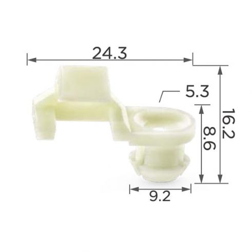 Клипса тяги замков GM Chevrolet Opel 14037239 15545178 Клипса тяги замков GM Chevrolet Opel 14037239 15545178