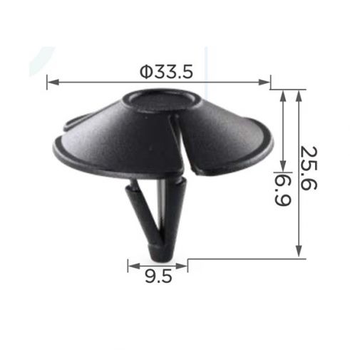 Клипса капота Dodge 4428987