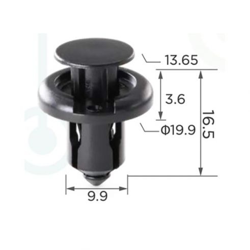 Клипса Honda 91503-SZ3-003 91503-SZ5-003 Клипса Honda 91503-SZ3-003 91503-SZ5-003