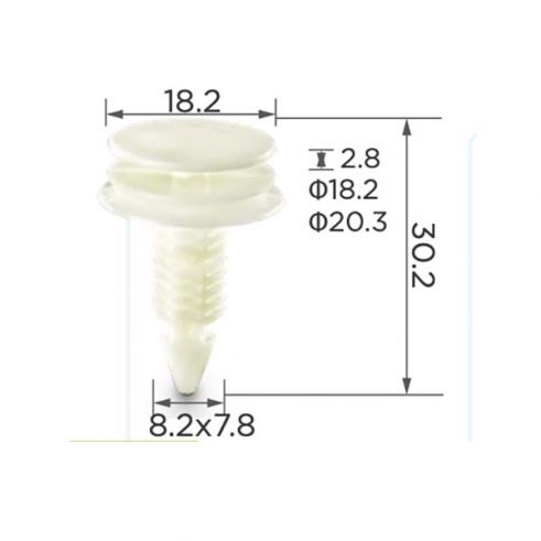 Кліпс для оздоблення GM Buick Opel Chevrolet Pontiac 10285935 Кліпс для оздоблення GM Buick Opel Chevrolet Pontiac 10285935