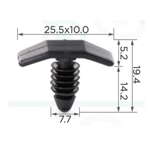 Клипса капота брызговиков GM 480534 Ford Citroen Peugeot 384051-S Клипса капота брызговиков GM 480534 Ford Citroen Peugeot 384051-S