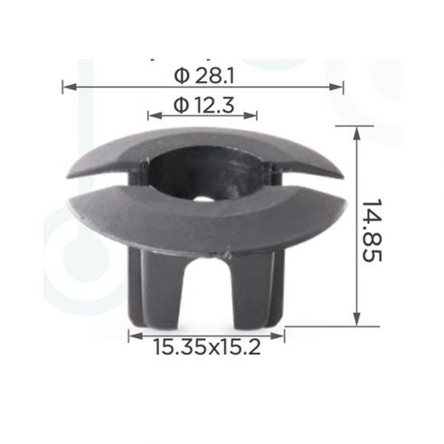 Клипса капота воздушного дефлектора Chevrolet Saab GM Opel 15733970 Клипса капота воздушного дефлектора Chevrolet Saab GM Opel 15733970