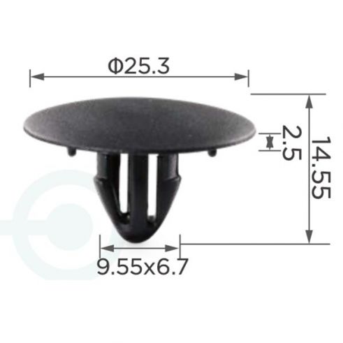 Клипса капота Toyota 90467-09050 90467-09118 Клипса капота Toyota 90467-09050 90467-09118