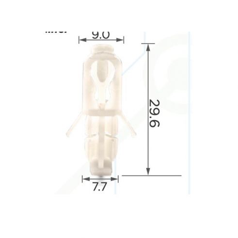 Клипса молдинга крыши Honda Acura 90666SS0003 Клипса молдинга крыши Honda Acura 90666SS0003