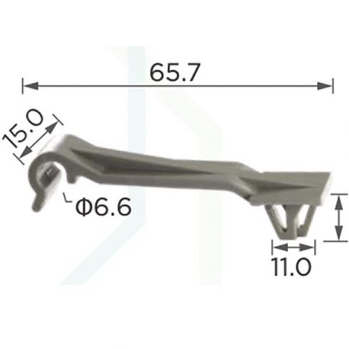 Клипса стекла Honda 91504SR3003 Клипса стекла Honda 91504SR3003