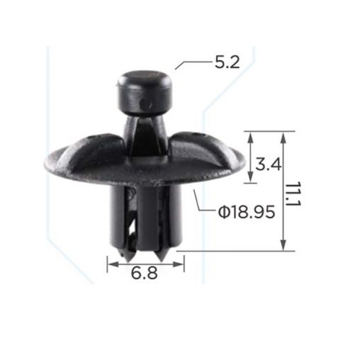 Клипса Toyota Lexus 53259-0E010 Клипса Toyota Lexus 53259-0E010