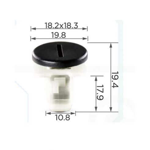Клипса молдинга Nissan Infiniti 638489E000 638469E000