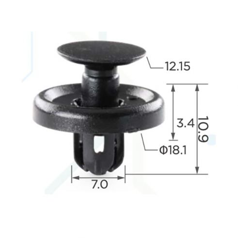 Кліпса GM 88970767 Toyota Lexus 90467-10183 Subaru 909130043 Кліпса GM 88970767 Toyota Lexus 90467-10183 Subaru 909130043