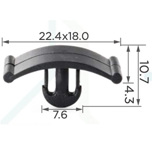 Клипса Opel 1162488 90355604 1162742 Клипса Opel 1162488 90355604 1162742