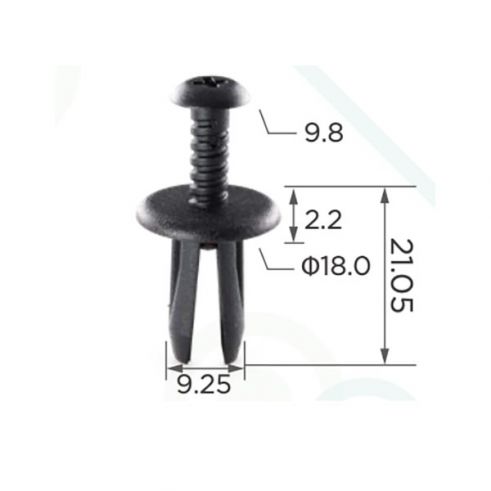 Кліпса Alfa Romeo Fiat Lancia Mercedes 82421028 Кліпса Alfa Romeo Fiat Lancia Mercedes 82421028