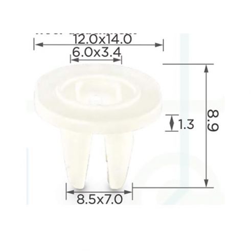 Клипса под саморез Toyota Lexus 90189-04019 Клипса под саморез Toyota Lexus 90189-04019
