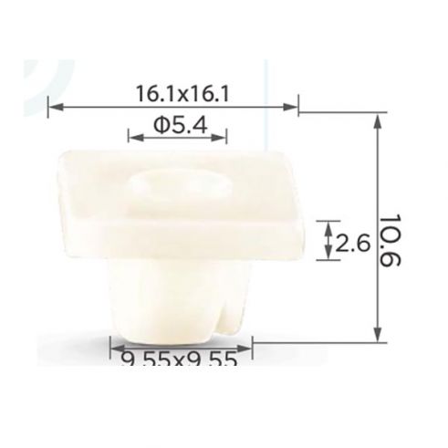 Кліпса під саморіз Honda 90666-SD9-000 Кліпса під саморіз Honda 90666-SD9-000
