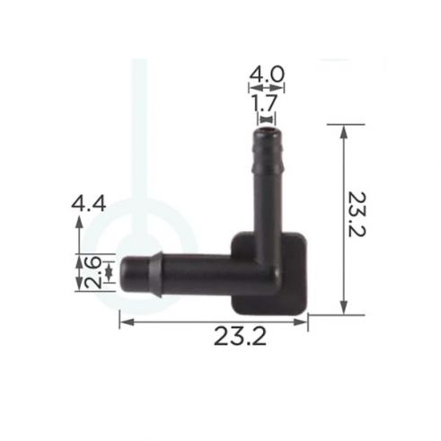 Пластиковый соединитель d3.5/4.4 GM 14017779 Пластиковый соединитель d3.5/4.4 GM 14017779