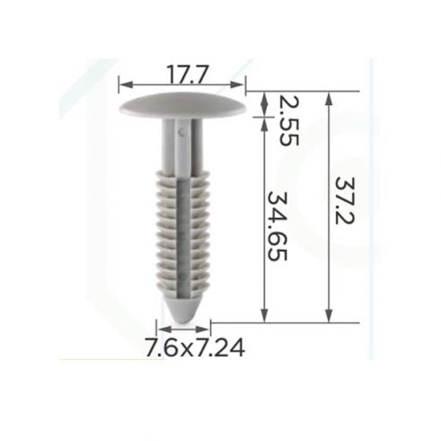 Клипса обшивки Ford Chevrolet Chrysler GM Cadillac W705955S300 Клипса обшивки Ford Chevrolet Chrysler GM Cadillac W705955S300