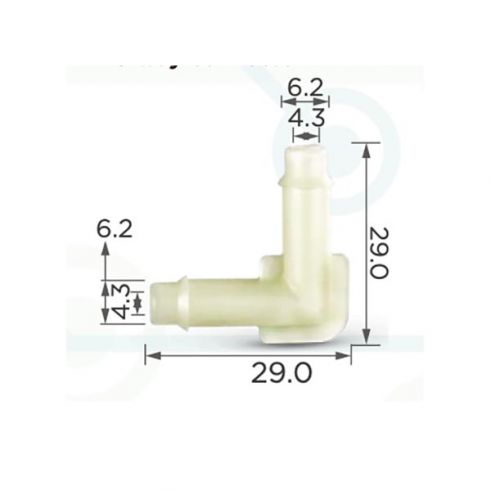 Пластиковый соединитель d6.2 Ford 387074