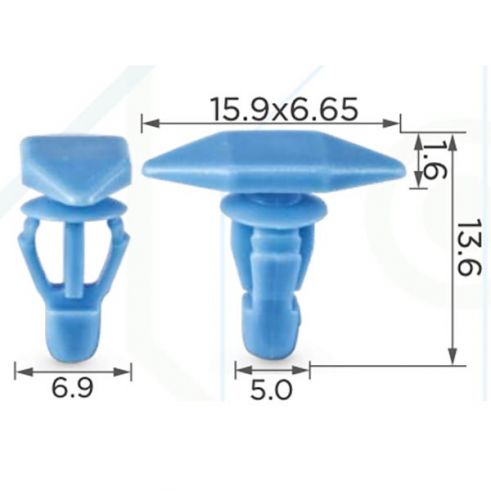 Клипса уплотнителя Nissan Infiniti 01553-09311 Клипса уплотнителя Nissan Infiniti 01553-09311