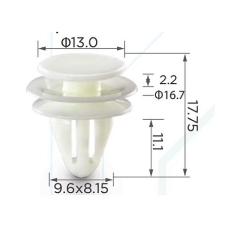 Клипса обшивки Honda Acura 91560-SZ3-003 Клипса обшивки Honda Acura 91560-SZ3-003